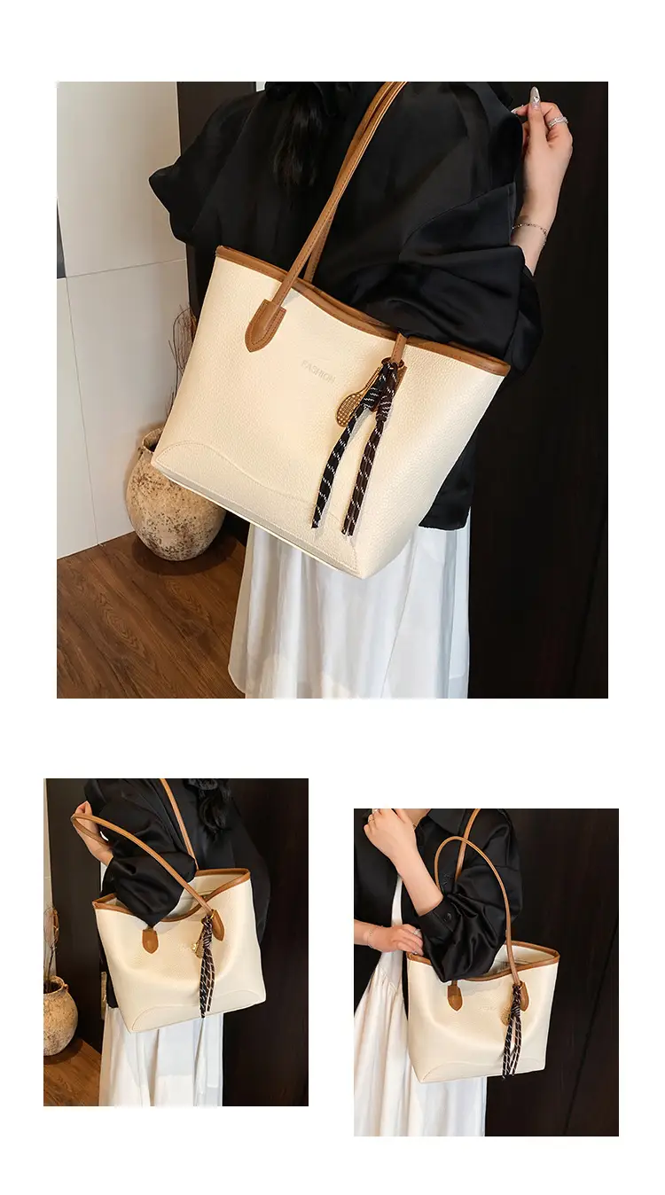 Retro Women's Shoulder Bag with Tassel Handle — feature 22