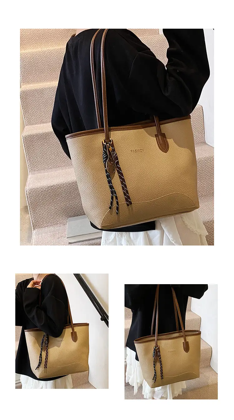 Retro Women's Shoulder Bag with Tassel Handle — feature 24