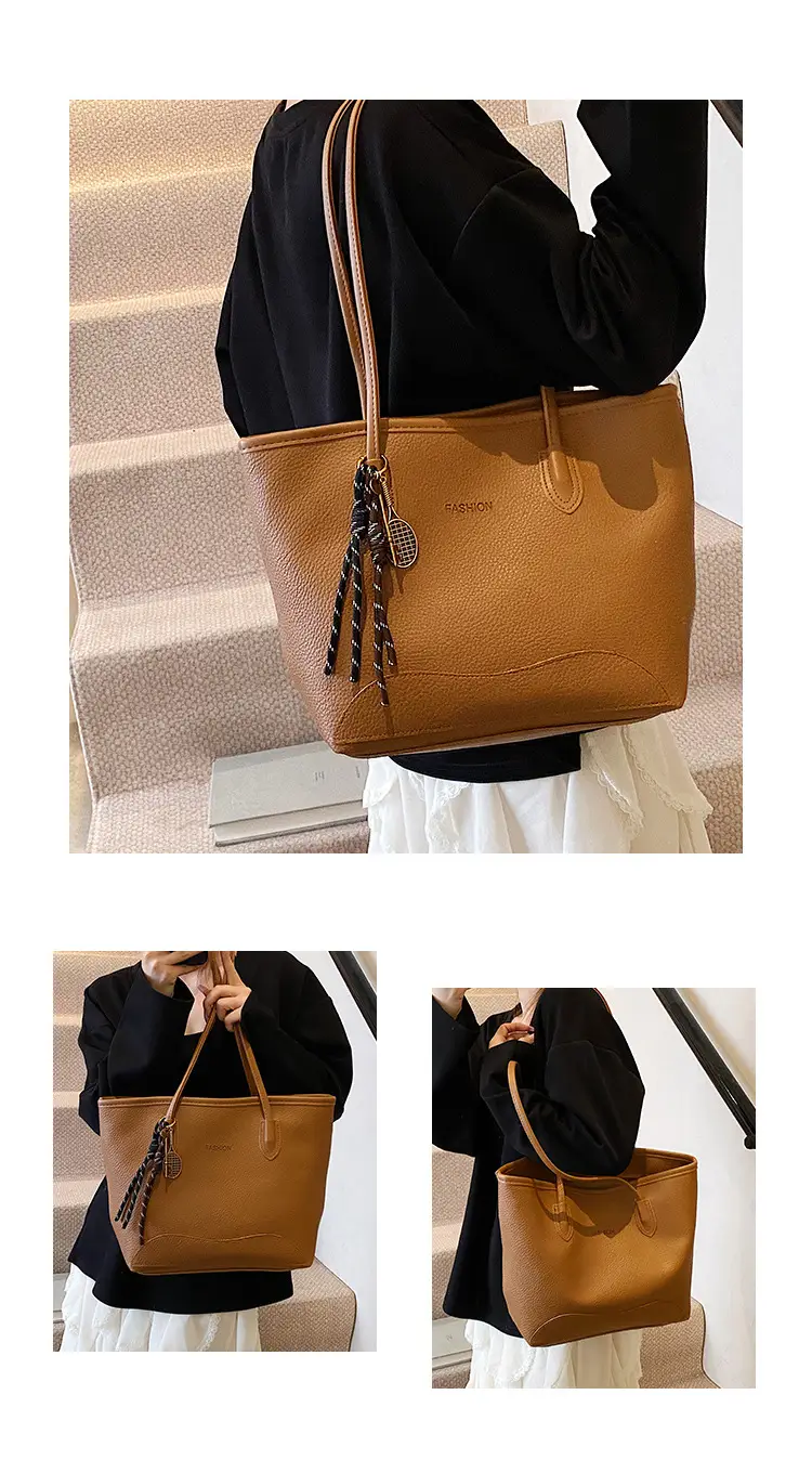Retro Women's Shoulder Bag with Tassel Handle — feature 25