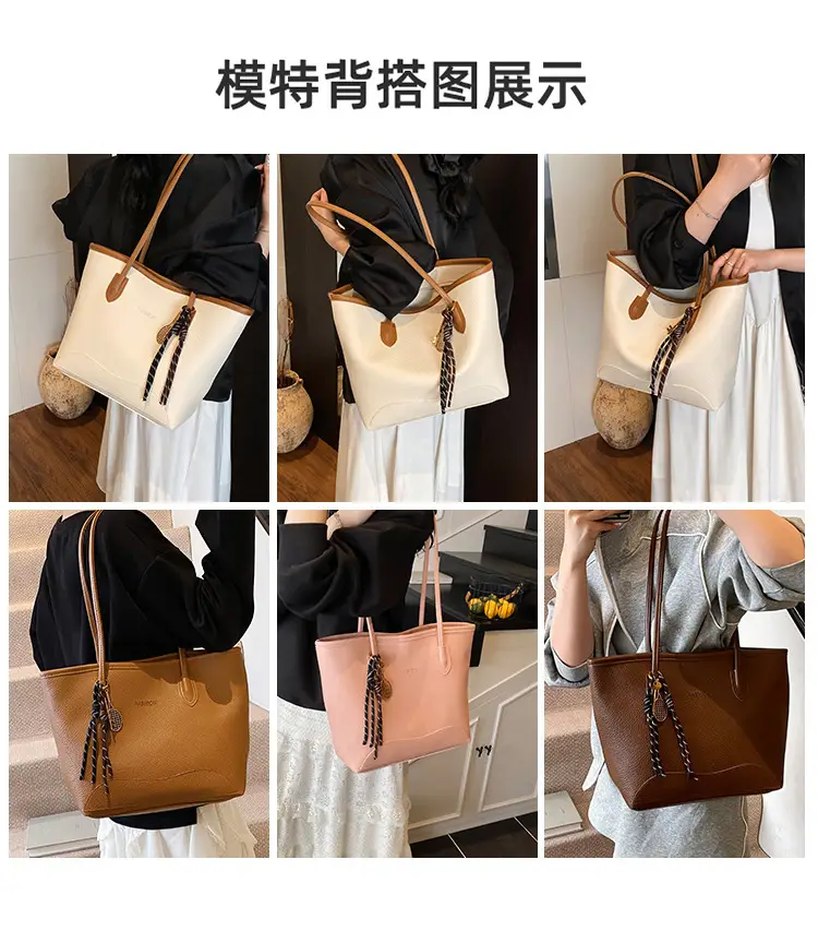Retro Women's Shoulder Bag with Tassel Handle — feature 7