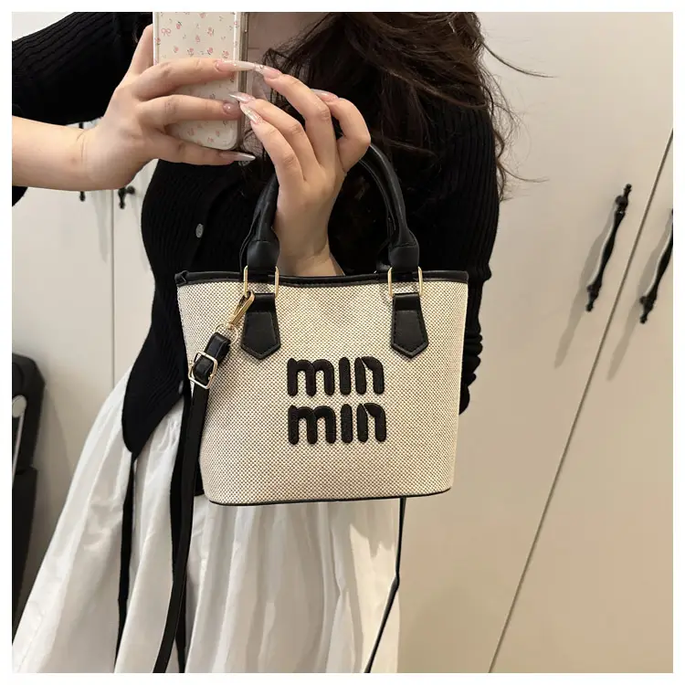 Women's Mini Bamboo Woven Shoulder Bag 2025 — feature 14