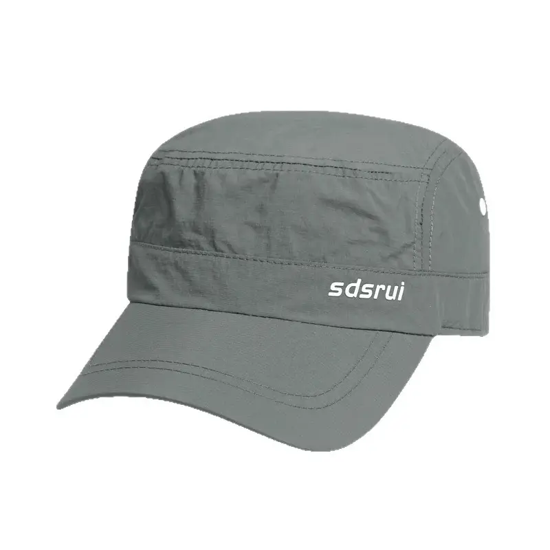 Men's Thin Waterproof Sunshade Cap Grey Blue Gray - Image 9