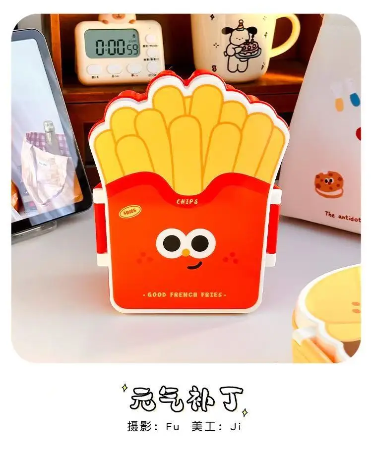 Cute Lunch Box Fruit Salad Sandwich Preservation Box High Color Value Women's Small Lunch Box Lightweight for Students and Children — feature 13
