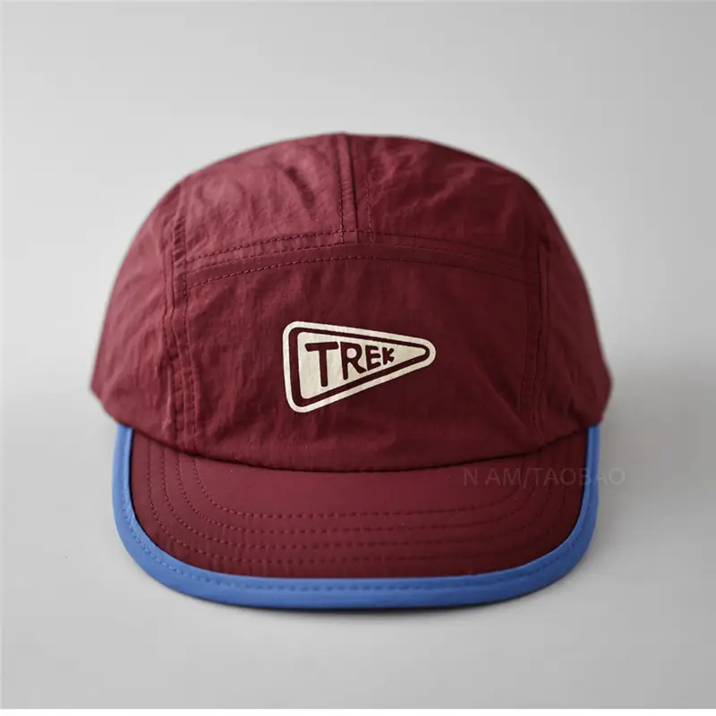 Men Women Contrast Edge Baseball Cap Olive - Image 5