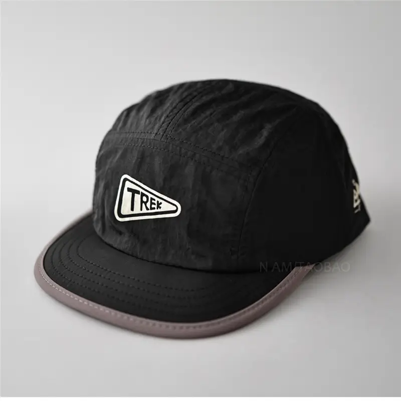 Men Women Contrast Edge Baseball Cap Olive - Image 6