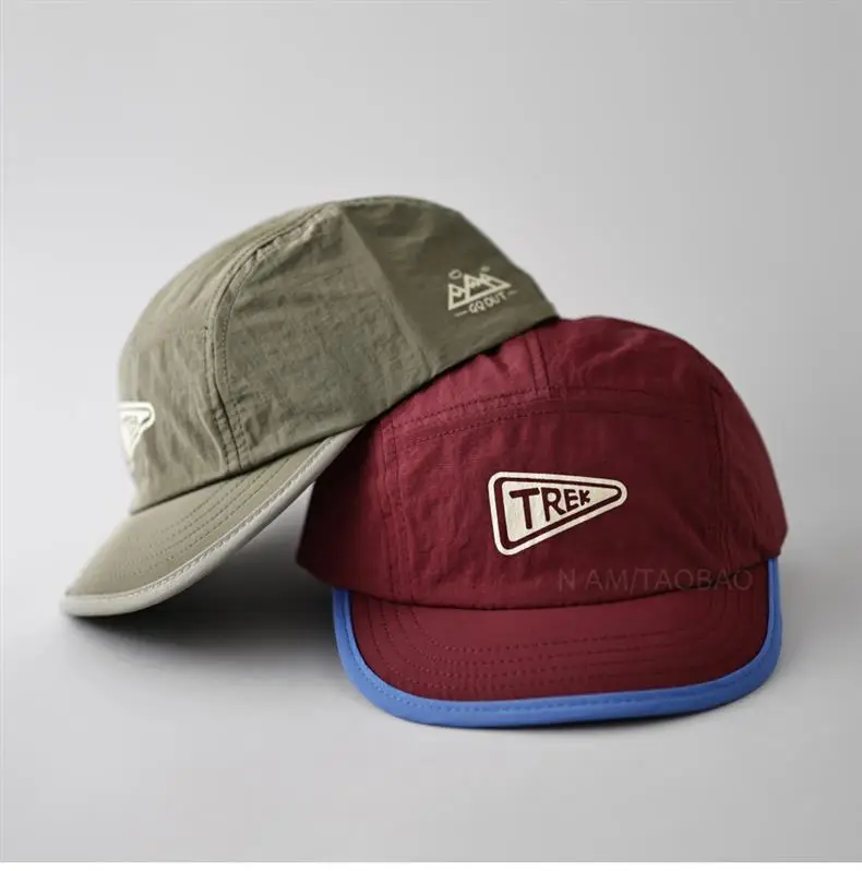 Men Women Contrast Edge Baseball Cap Olive — feature 13