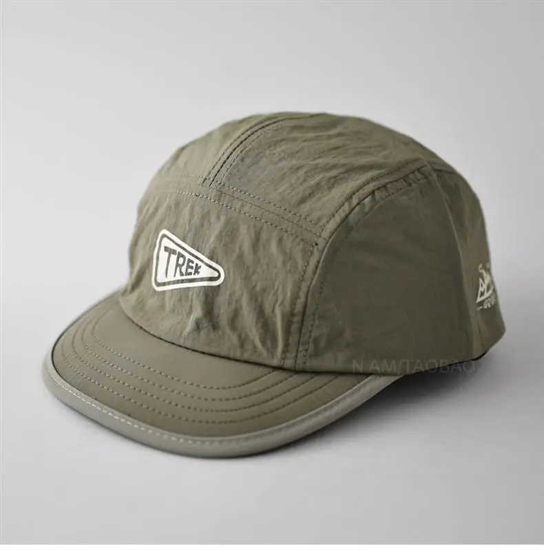 Men Women Contrast Edge Baseball Cap Olive — feature 5