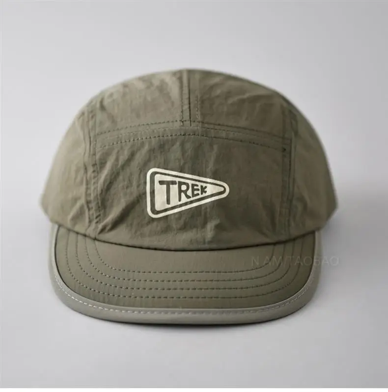 Men Women Contrast Edge Baseball Cap Olive — feature 7