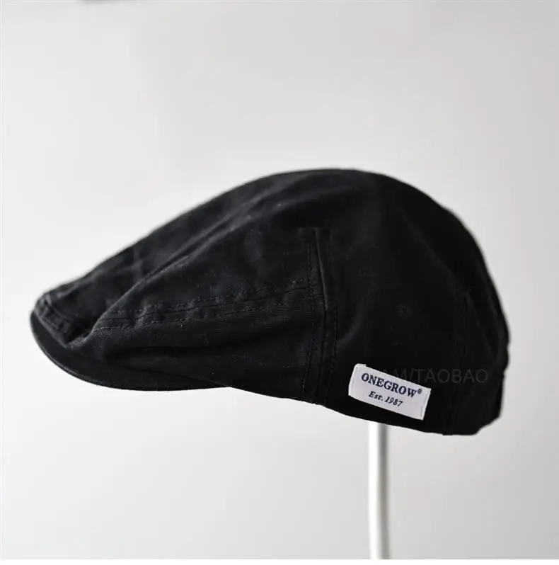 Pink Cotton Forward Cap for Men Women Casual Sunshade Baseball Cap — feature 1