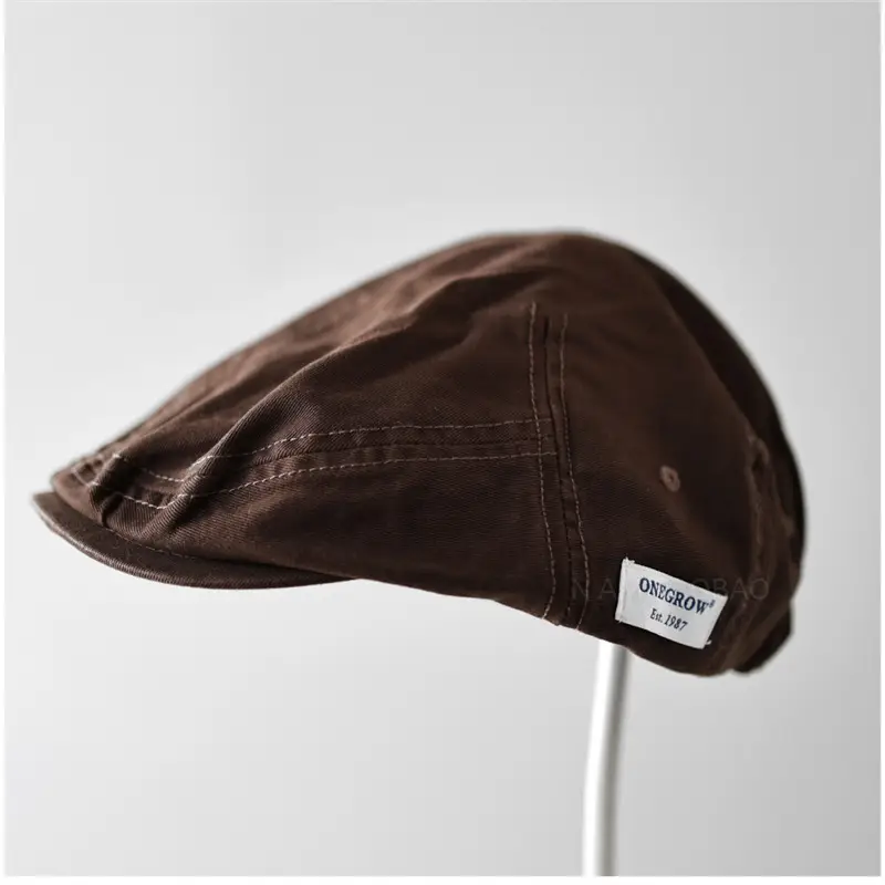 Pink Cotton Forward Cap for Men Women Casual Sunshade Baseball Cap - Image 2