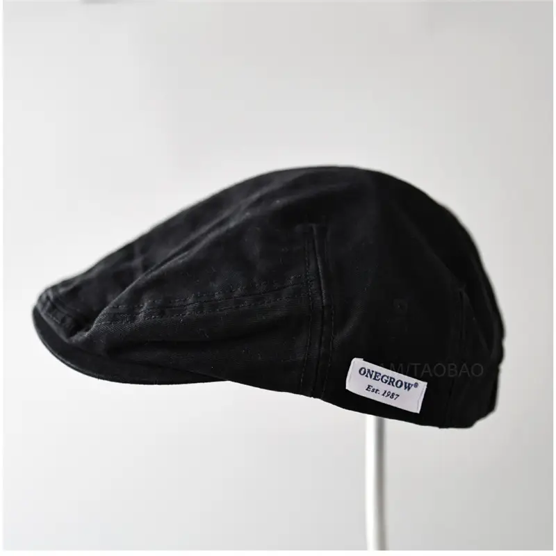 Pink Cotton Forward Cap for Men Women Casual Sunshade Baseball Cap - Image 3