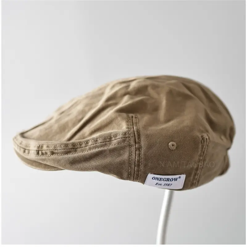Pink Cotton Forward Cap for Men Women Casual Sunshade Baseball Cap - Image 4
