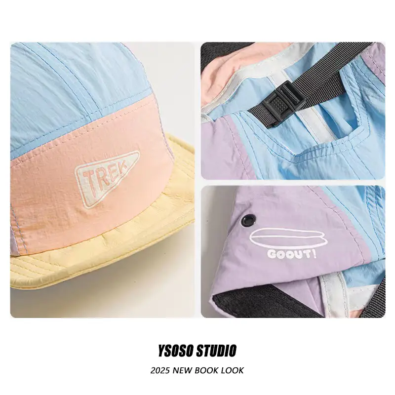 Men Summer Baseball Cap Grey Quick-Dry Sunshade — feature 9