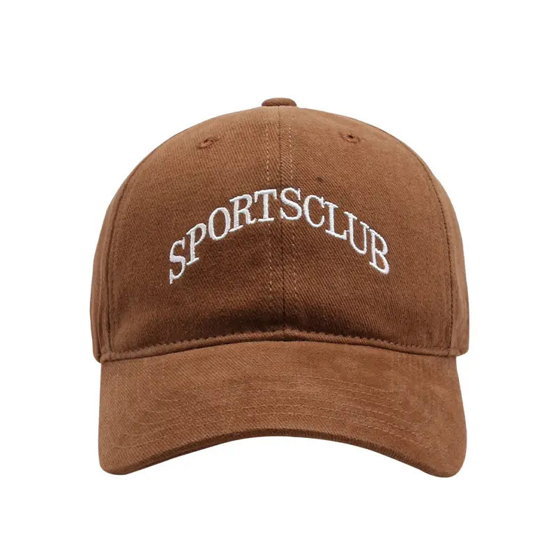 Women Baseball Cap Sports Club Brown - Image 10