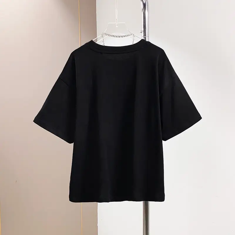 Black Printed Cap T-Shirt for Boys Summer Wear
