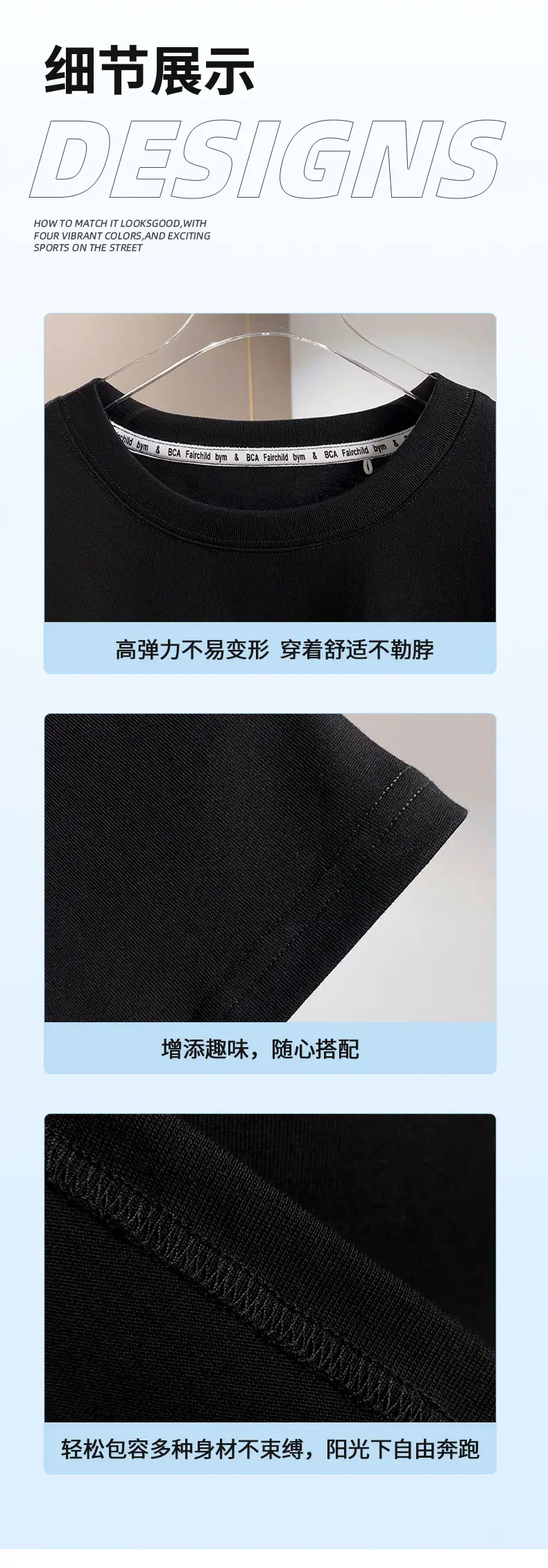 Black Printed Cap T-Shirt for Boys Summer Wear — feature 5