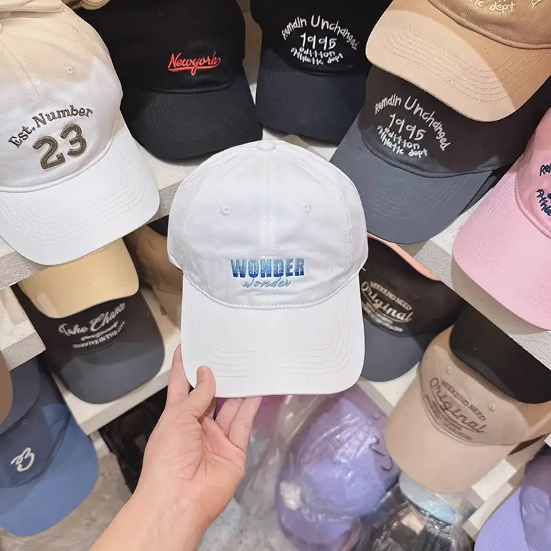 Women's Letter Embroidered Baseball Cap Brown 2025