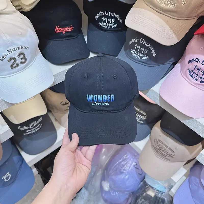 Women's Letter Embroidered Baseball Cap Brown 2025