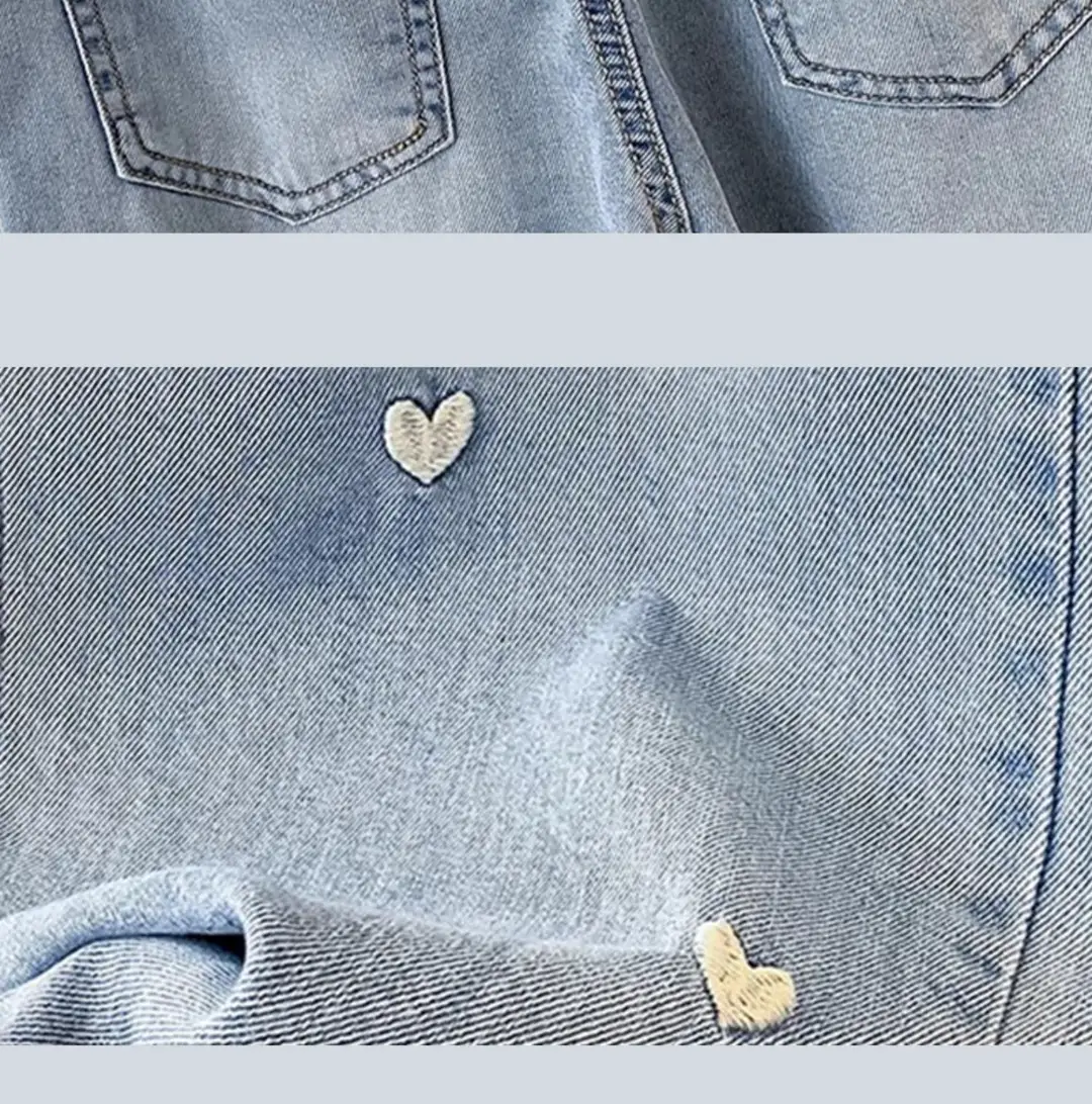 Girls' Pants Summer Thin Style 2026 New Model for Older Girls Wide-Leg Pants for Middle School Students Narrow Straight-Leg Tencel Jeans — feature 11