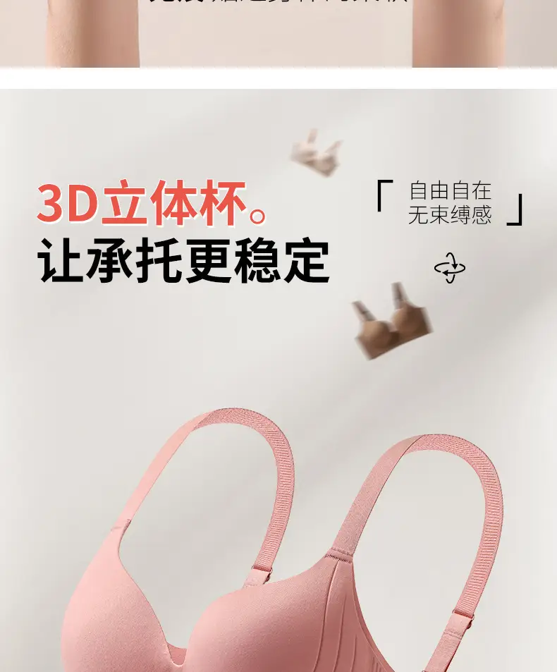 Seamless Plus Size Women's Adjustable Bra for Side Breast Collection, Thin Adjustable Anti-Sagging Bra for Large Busts to Appear Smaller — feature 5