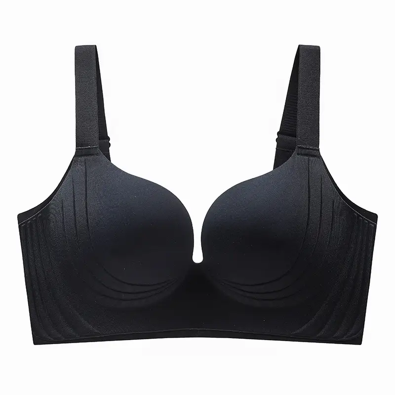 Seamless Plus Size Women's Adjustable Bra for Side Breast Collection, Thin Adjustable Anti-Sagging Bra for Large Busts to Appear Smaller