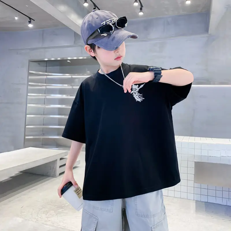 Boys White Ice-Feel Short Sleeve T-Shirt 2026 - Image 5