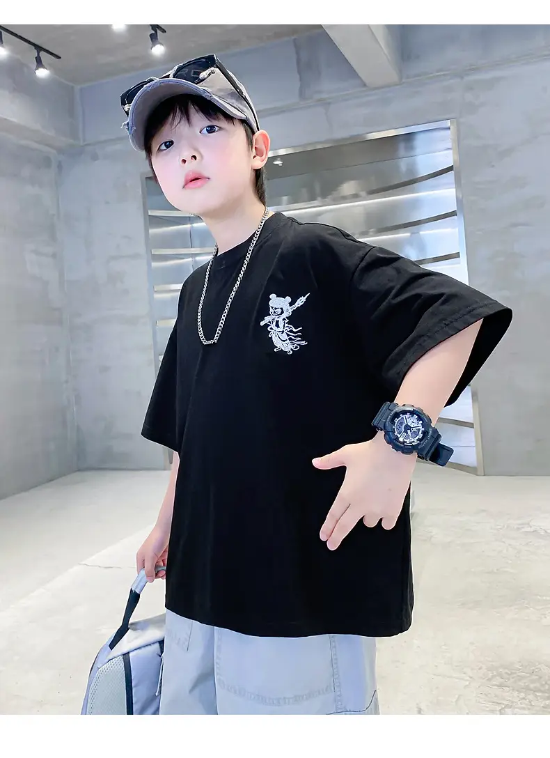 Boys White Ice-Feel Short Sleeve T-Shirt 2026 — feature 16