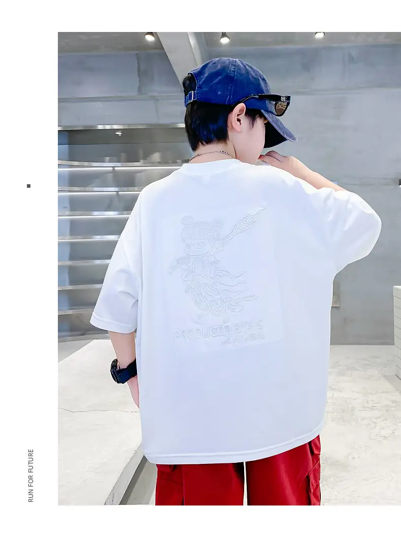 Boys White Ice-Feel Short Sleeve T-Shirt 2026 — feature 23