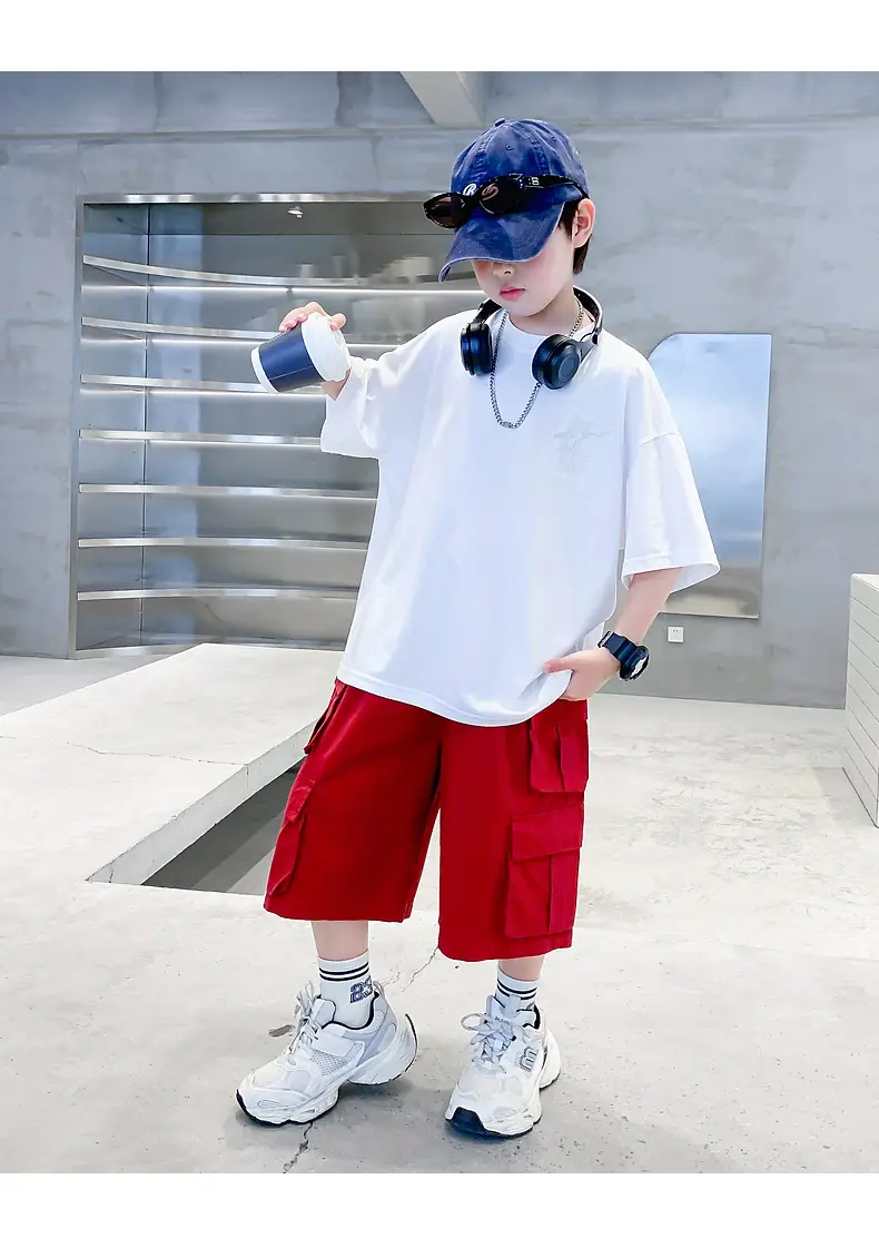 Boys White Ice-Feel Short Sleeve T-Shirt 2026 — feature 26