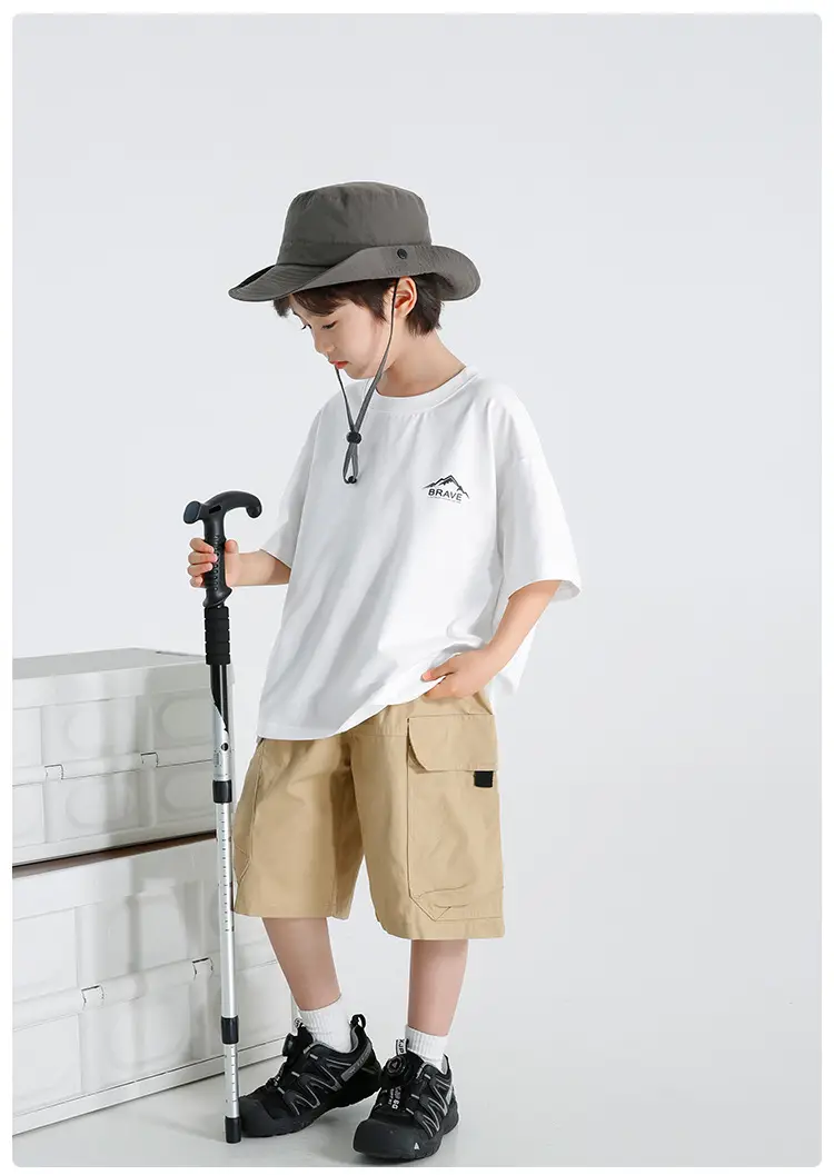Haima Boys Pure Cotton Yellow Printed T-Shirt — feature 11