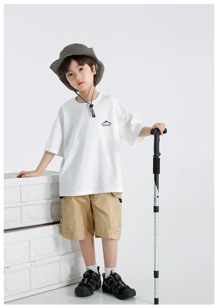 Haima Boys Pure Cotton Yellow Printed T-Shirt — feature 12