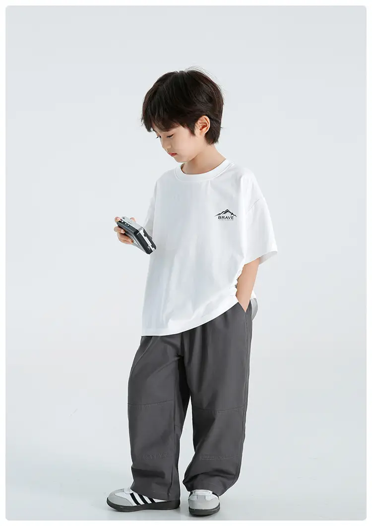 Haima Boys Pure Cotton Yellow Printed T-Shirt — feature 13