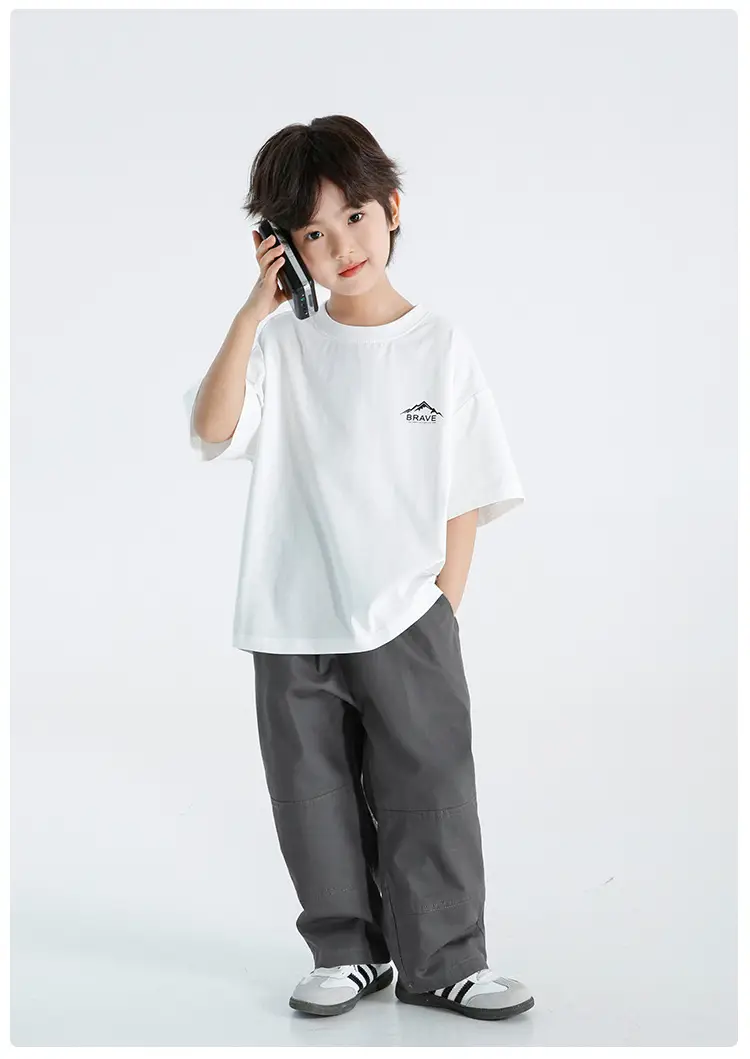 Haima Boys Pure Cotton Yellow Printed T-Shirt — feature 14