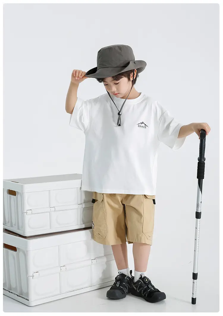 Haima Boys Pure Cotton Yellow Printed T-Shirt — feature 15