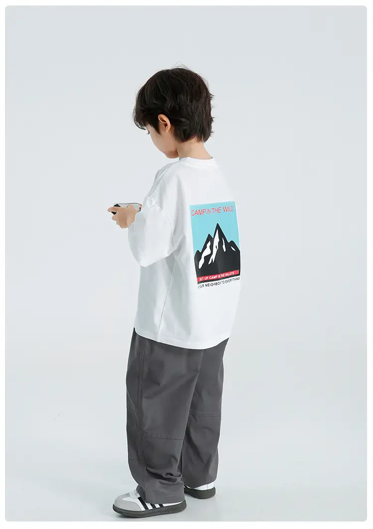 Haima Boys Pure Cotton Yellow Printed T-Shirt — feature 16