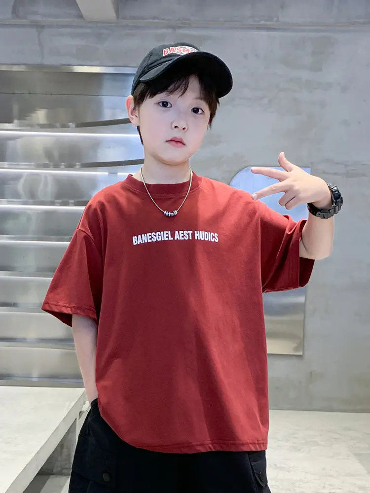 Kids Boys Short Sleeve Cartoon T-Shirt White - Image 5