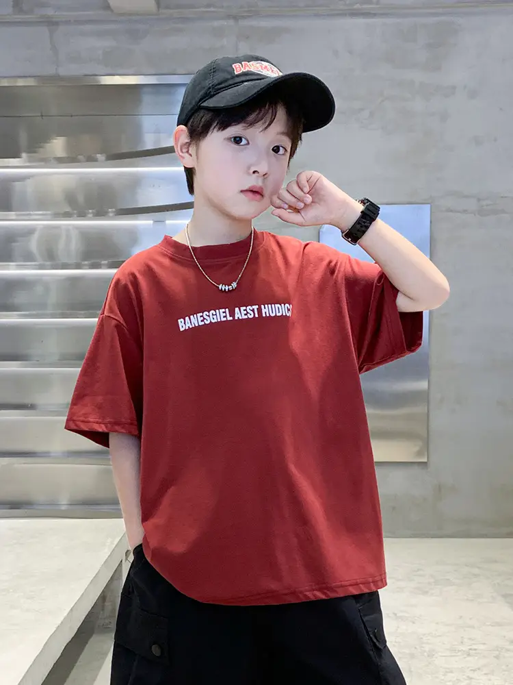Kids Boys Short Sleeve Cartoon T-Shirt White - Image 7