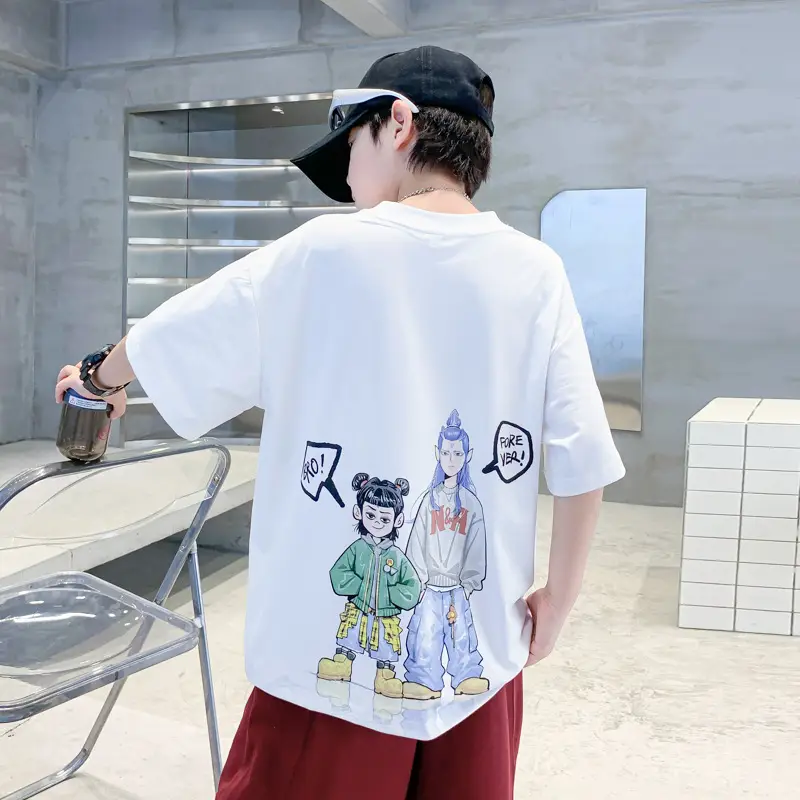 Boys T-Shirt Nezha Ao Bing 2026 Summer Ice-Feel - Image 3