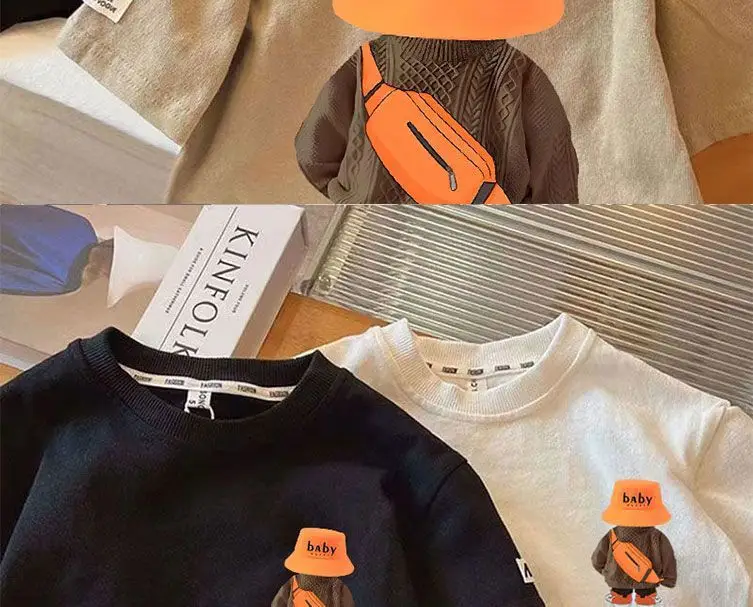 New Summer Cotton T-Strips for Boys Girls White Beige Black — feature 8