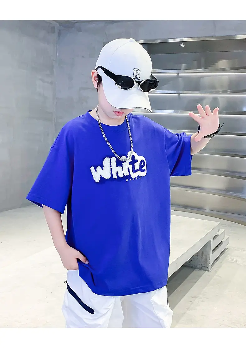 Boys Green Cotton T-Shirt 2026 Summer Ice Feel — feature 10
