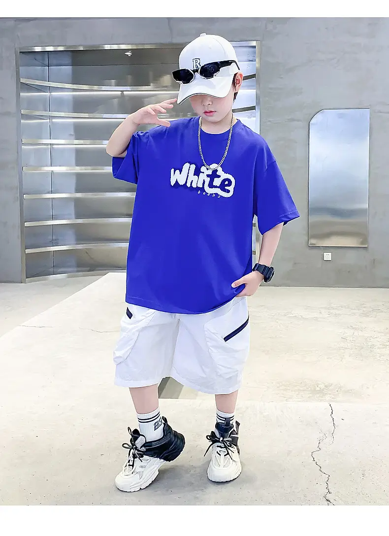 Boys Green Cotton T-Shirt 2026 Summer Ice Feel — feature 8