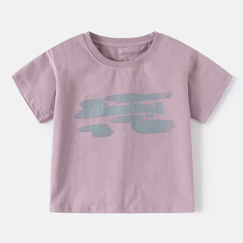 2025 Boys Summer Short Sleeve T-Shirt White — feature 3