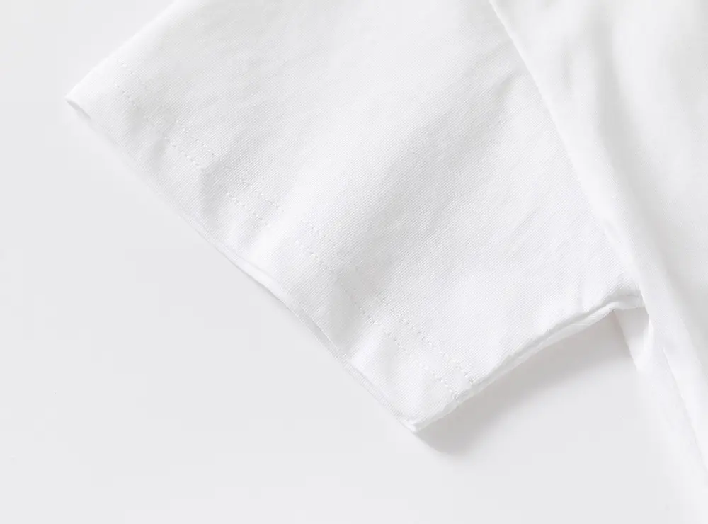 2025 Boys Summer Short Sleeve T-Shirt White — feature 9