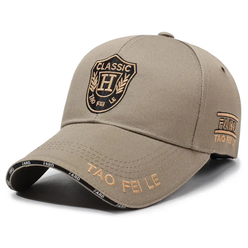 Tao Feile Classic H Hard Cap Baseball Cap Black