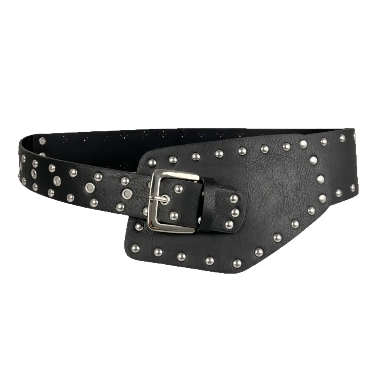 Lupita Leather Belt with Fur Tassels for Women - Image 9