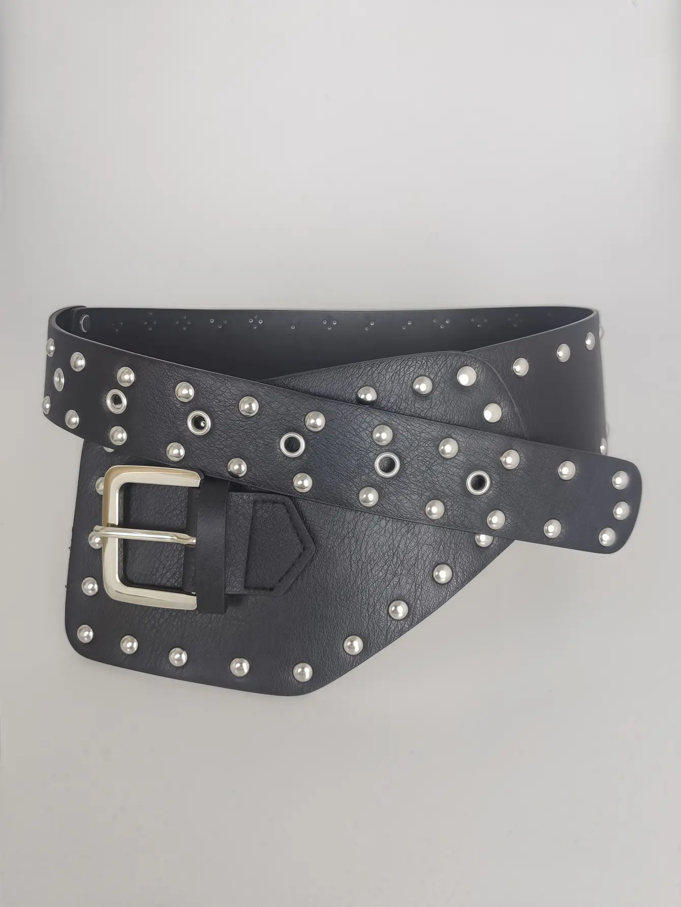 Lupita Leather Belt with Fur Tassels for Women — feature 10
