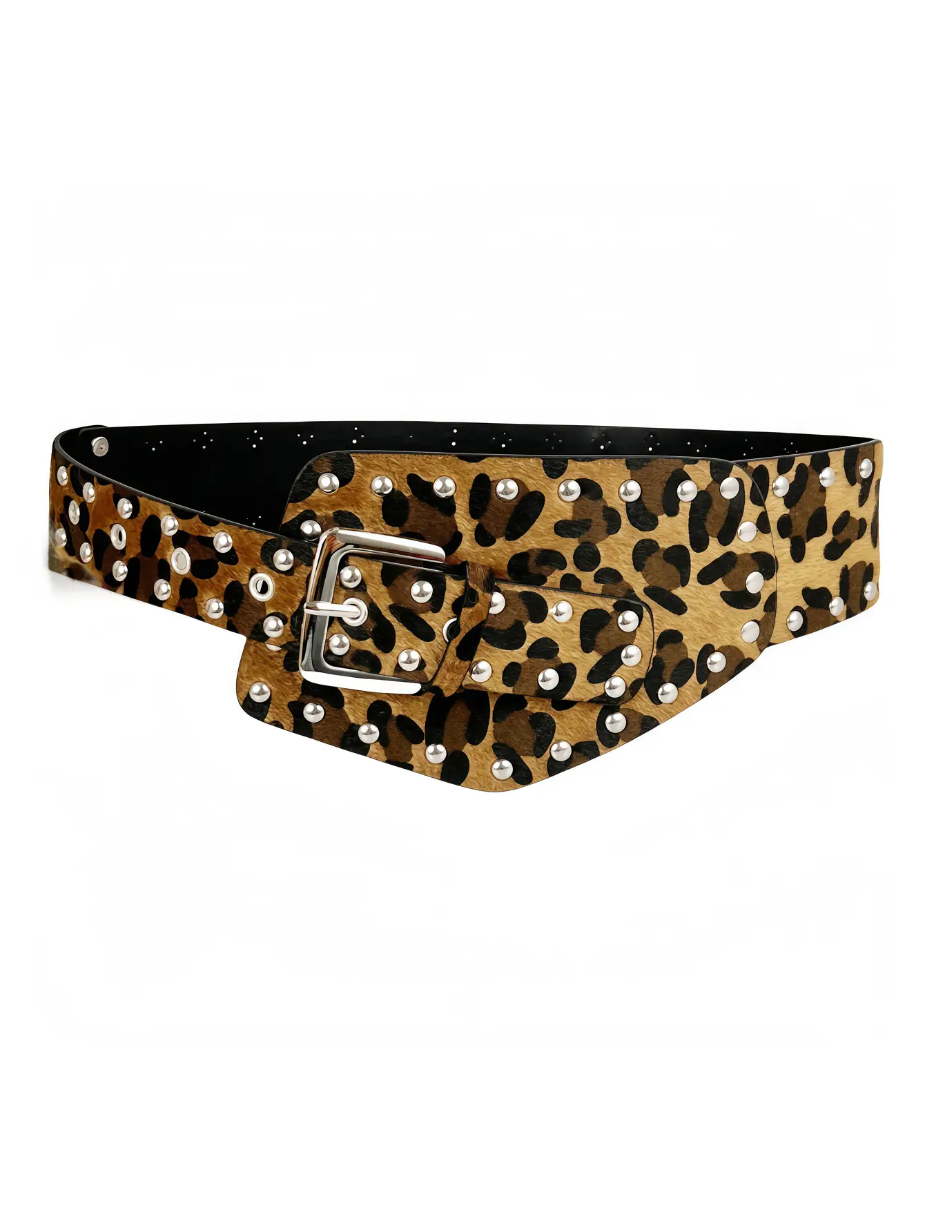 Lupita Leather Belt with Fur Tassels for Women — feature 9