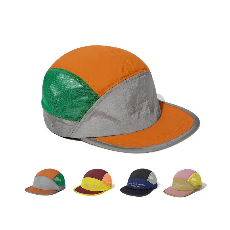 Durable Night Light Baseball Cap Orange Green Gray - Image 6