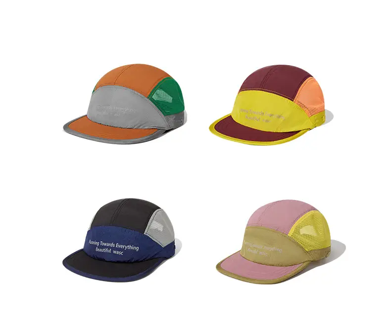 Durable Night Light Baseball Cap Orange Green Gray — feature 1