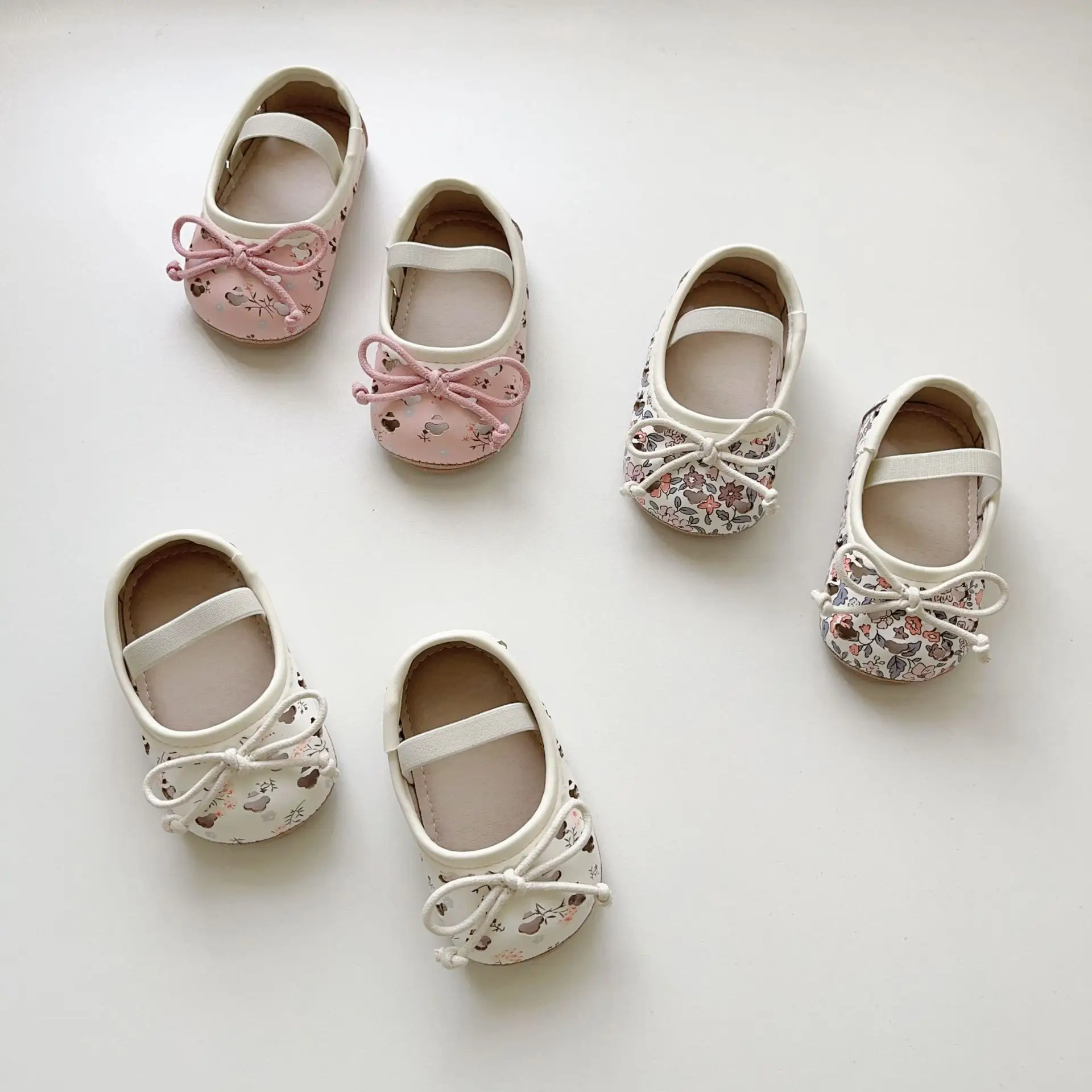 Baby Bow Sandals 6-18M Rubber Soft Sole — feature 1